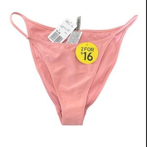 NWT Pink Swim Bottom- Size Large